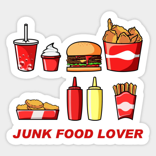 Junk Food Lover Sticker by wtama